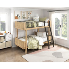Spenser Brown Twin Bunk Bed - Ornate Home