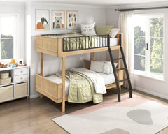Spenser Brown Twin Bunk Bed - Ornate Home
