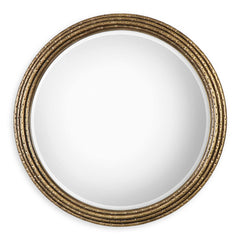 Spera Gold Round Mirror - Ornate Home