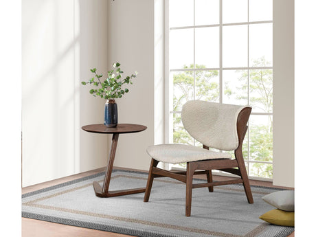 Spiez Walnut Chair & Side Table - Ornate Home