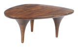 Spiker Walnut Coffee Table - Ornate Home