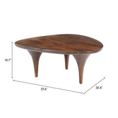 Spiker Walnut Coffee Table - Ornate Home