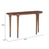 Spiker Walnut Console Table - Ornate Home