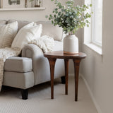 Spiker Walnut Side Table - Ornate Home