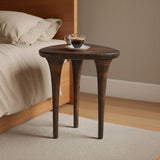 Spiker Walnut Side Table - Ornate Home