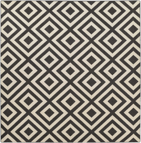 Spilsby Black Trellis Outdoor Rug - Ornate Home
