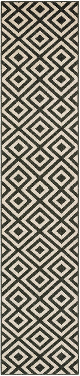 Spilsby Black Trellis Outdoor Rug - Ornate Home