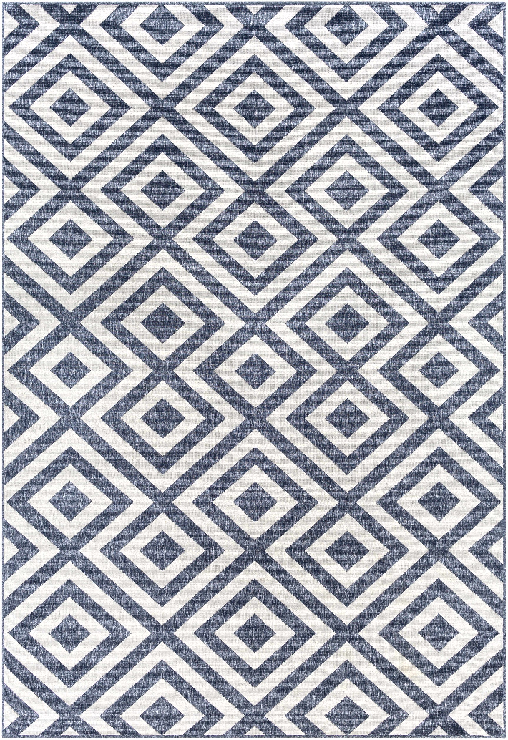 Spilsby Navy Blue Outdoor Rug - Clearance - Ornate Home