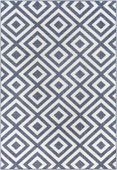 Spilsby Navy Blue Outdoor Rug - Clearance - Ornate Home