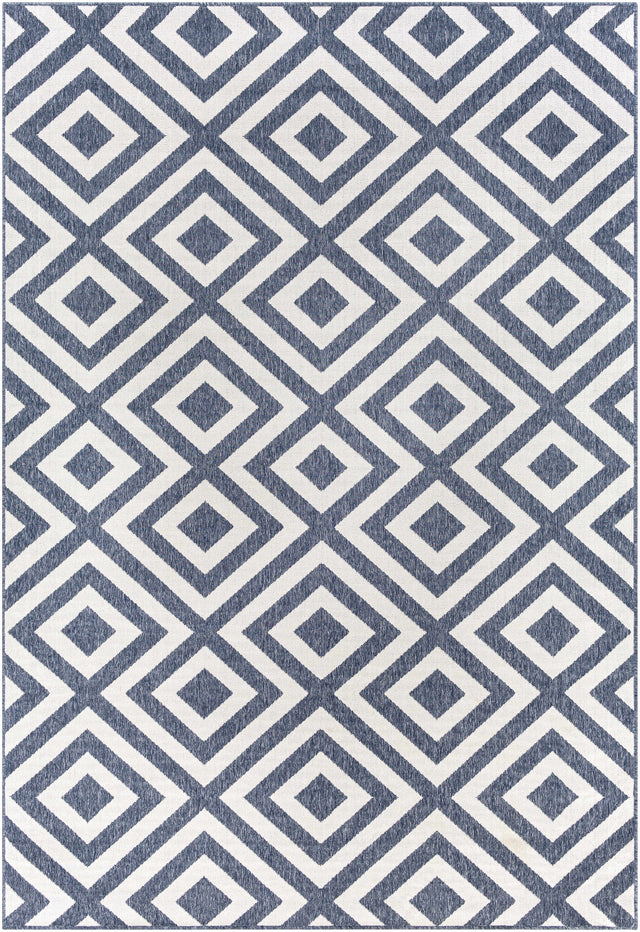 Spilsby Navy Blue Outdoor Rug - Clearance - Ornate Home