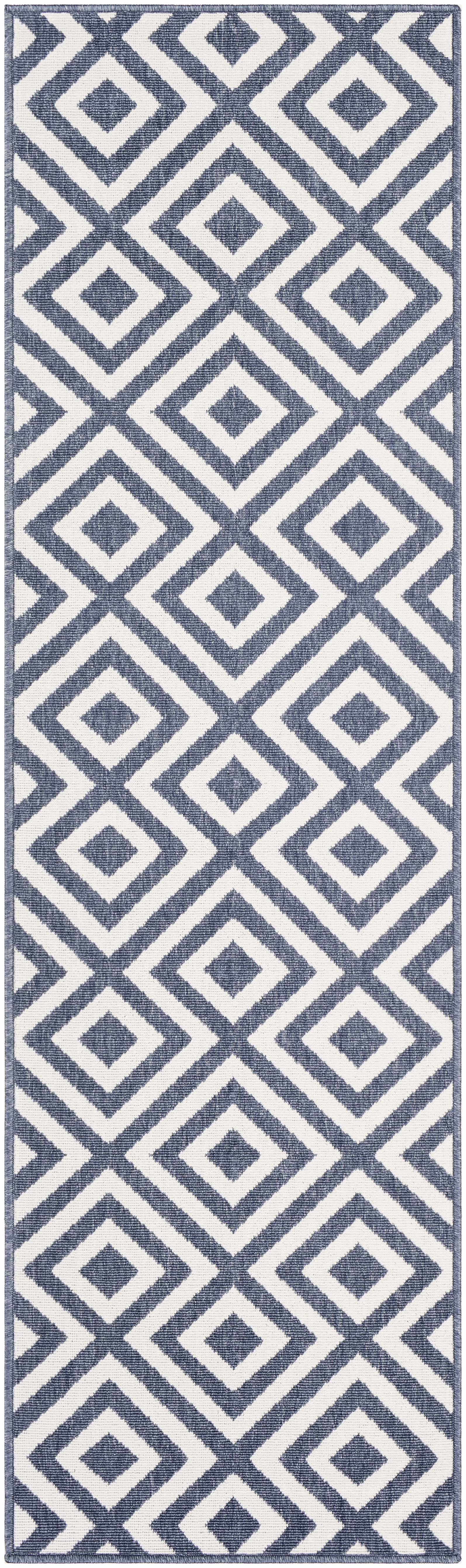 Spilsby Navy Blue Outdoor Rug - Clearance - Ornate Home