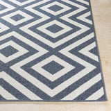 Spilsby Navy Blue Outdoor Rug - Clearance - Ornate Home