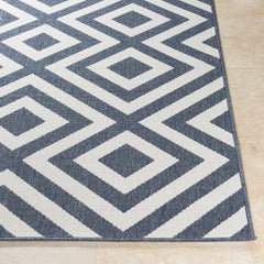 Spilsby Navy Blue Outdoor Rug - Clearance - Ornate Home