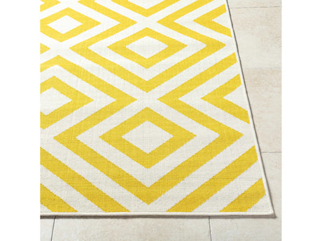 Spilsby Yellow Trellis Outdoor Rug - Ornate Home