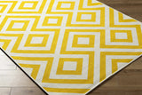 Spilsby Yellow Trellis Outdoor Rug - Ornate Home
