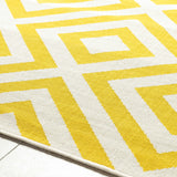 Spilsby Yellow Trellis Outdoor Rug - Ornate Home