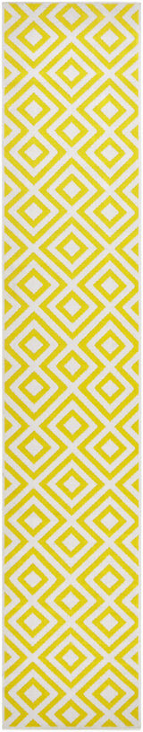 Spilsby Yellow Trellis Outdoor Rug - Ornate Home