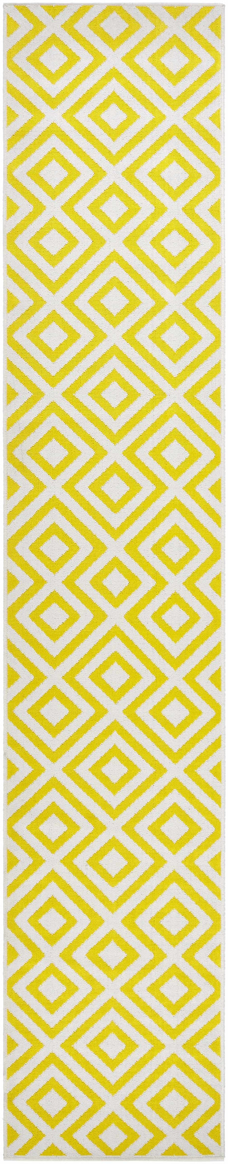 Spilsby Yellow Trellis Outdoor Rug - Ornate Home