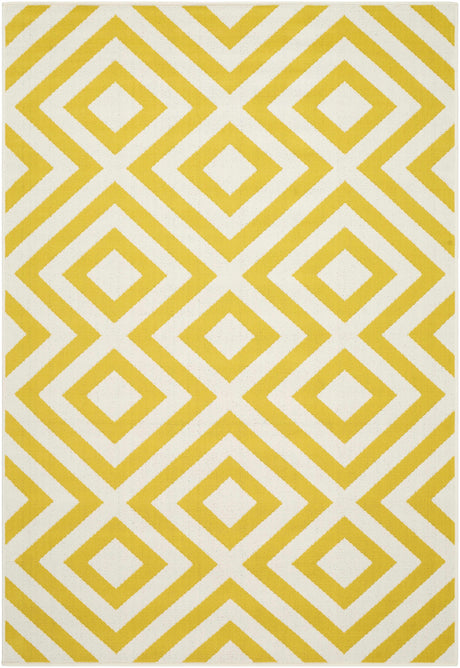 Spilsby Yellow Trellis Outdoor Rug - Ornate Home