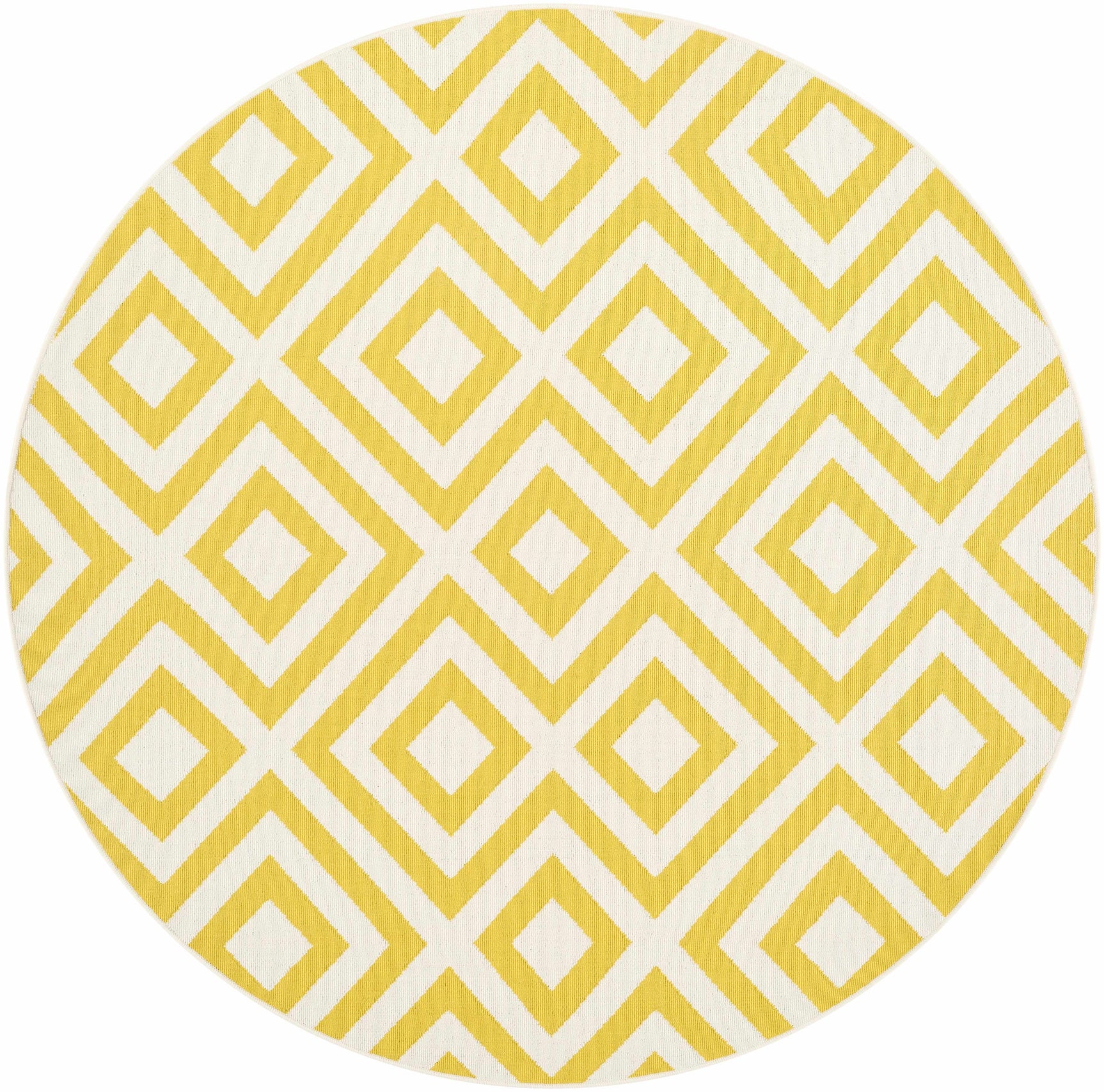 Spilsby Yellow Trellis Outdoor Rug - Ornate Home