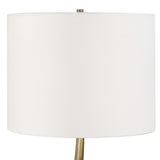 Spiraling Brass Cordless Buffet Lamp - Ornate Home