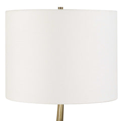 Spiraling Brass Cordless Buffet Lamp - Ornate Home