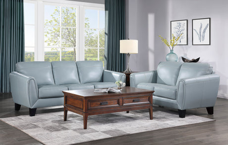 Spivey Aqua Loveseat - Ornate Home