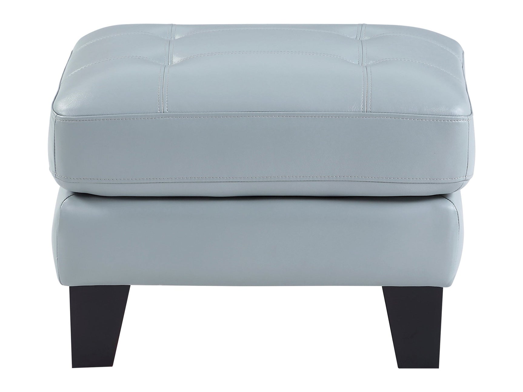 Spivey Aqua Ottoman - Ornate Home