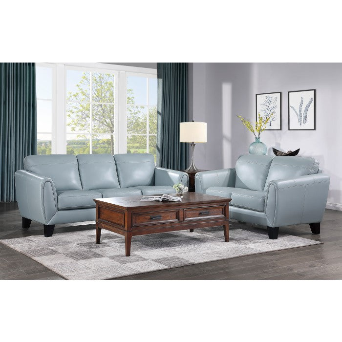 Spivey Aqua Sofa - Ornate Home
