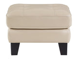 Spivey Beige Ottoman - Ornate Home