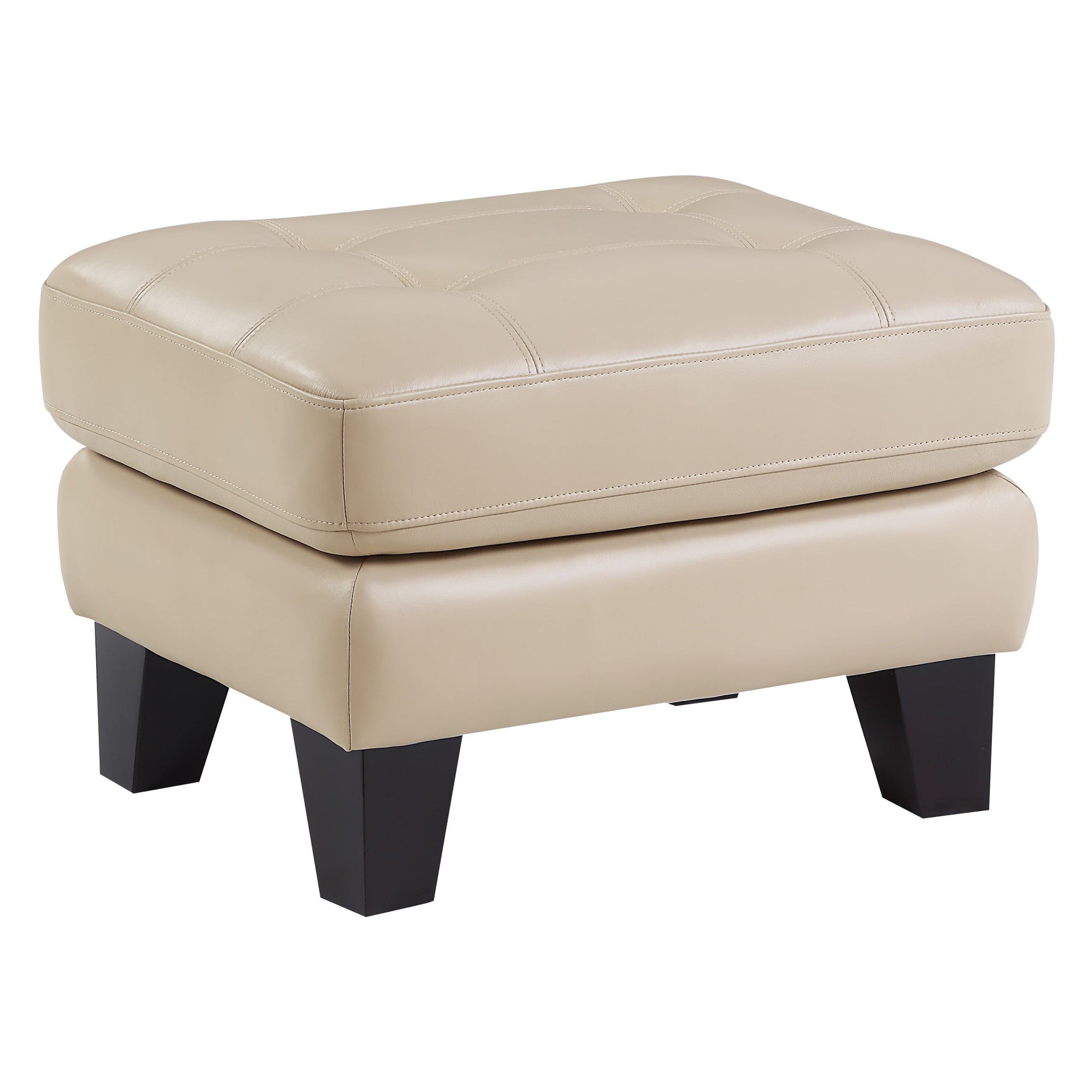 Spivey Beige Ottoman - Ornate Home