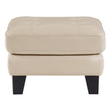 Spivey Beige Ottoman - Ornate Home