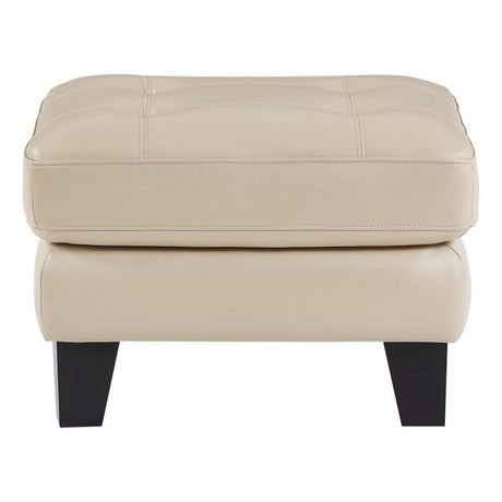 Spivey Beige Ottoman - Ornate Home
