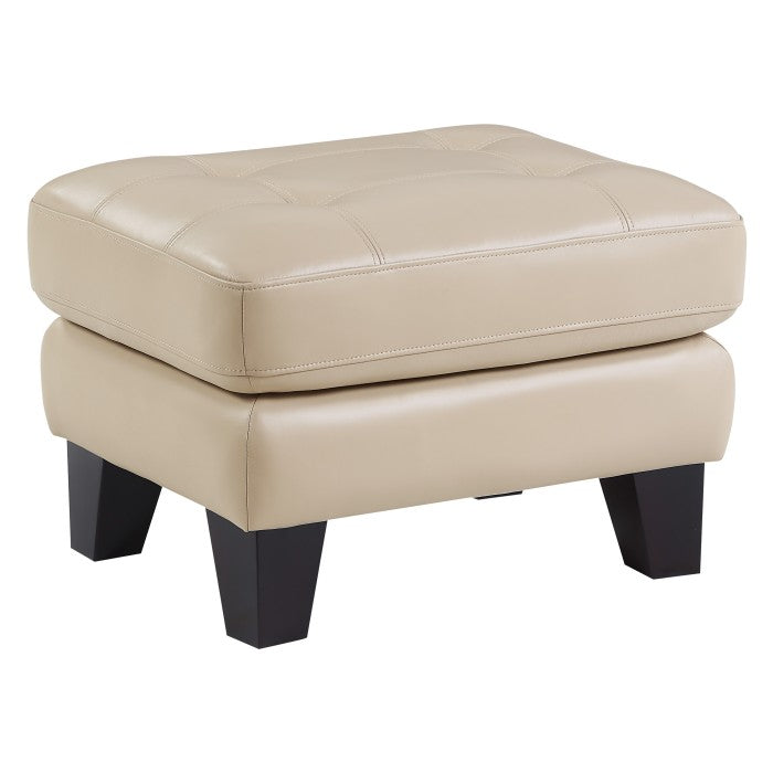 Spivey Beige Ottoman - Ornate Home
