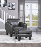 Spivey Dark Gray Chair - Ornate Home