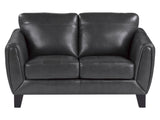 Spivey Dark Gray Loveseat - Ornate Home