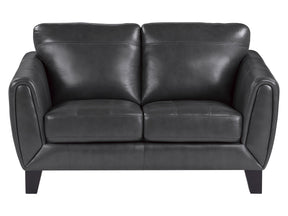 Spivey Dark Gray Loveseat - Ornate Home