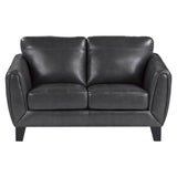 Spivey Dark Gray Loveseat - Ornate Home