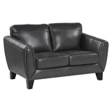 Spivey Dark Gray Loveseat - Ornate Home