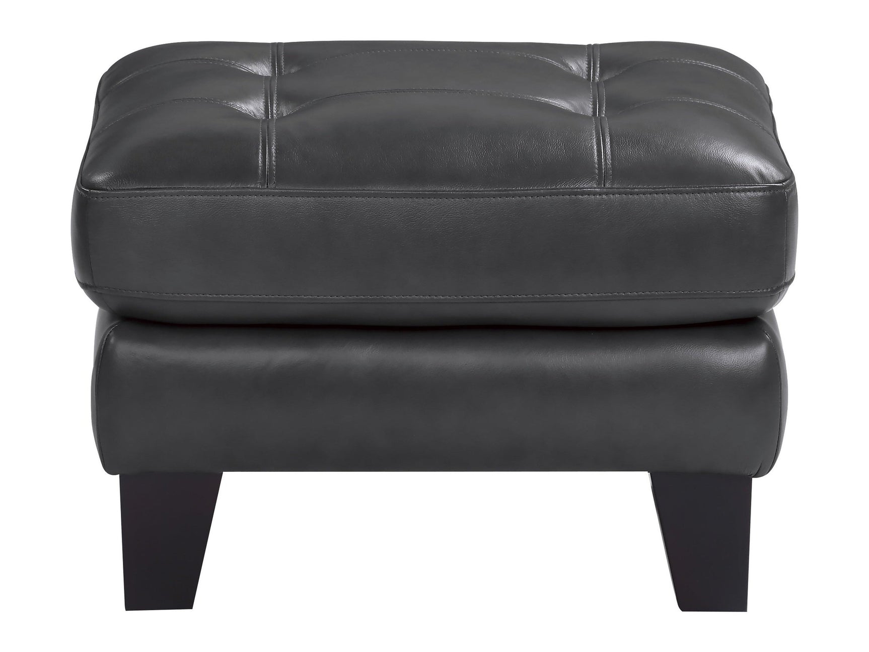 Spivey Dark Gray Ottoman - Ornate Home