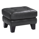 Spivey Dark Gray Ottoman - Ornate Home