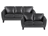 Spivey Dark Gray Sofa & Loveseat - Ornate Home