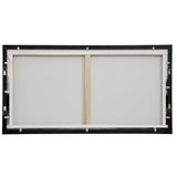 Splash Of Land Black/Bronze/Brown Framed Canvas - Ornate Home