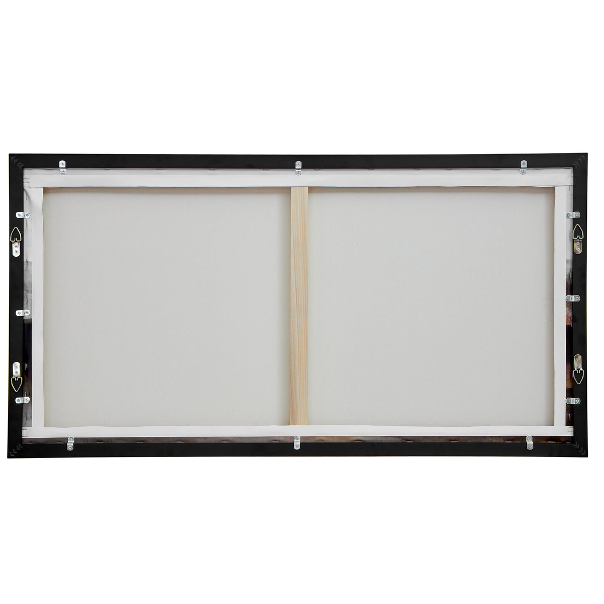Splash Of Land Black/Bronze/Brown Framed Canvas - Ornate Home