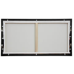 Splash Of Land Black/Bronze/Brown Framed Canvas - Ornate Home