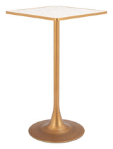 Spot Beige & Gold Bar Table - Ornate Home