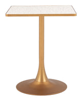 Spot Beige & Gold Bistro Table - Ornate Home