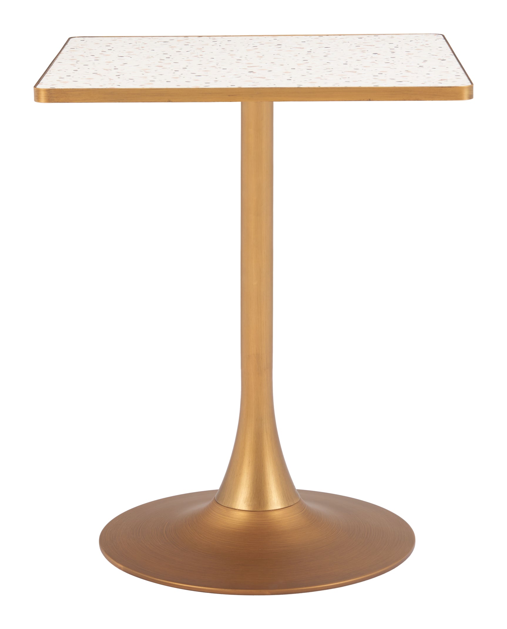 Spot Beige & Gold Bistro Table - Ornate Home