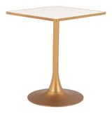 Spot Beige & Gold Bistro Table - Ornate Home