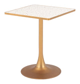 Spot Beige & Gold Bistro Table - Ornate Home